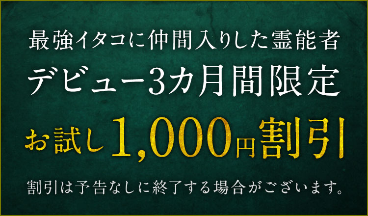 デビュー3カ月限定割引